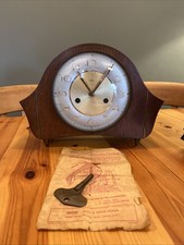 Antique Smiths  Chiming Mantle Clock Art Deco Floating Balance
