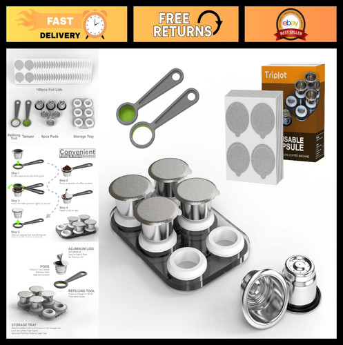 Reusable coffee capsules - reusable,