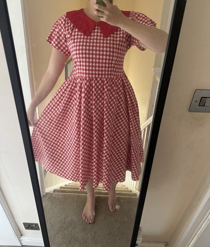 Vintage 90s gingham peter pan - gingham,