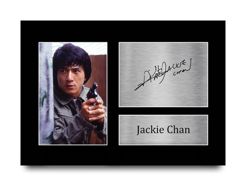 Jackie chan signed pre printed - chan,