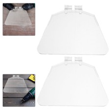  2 Pcs Clarke Bench Grinder Eye Shield Guards for Power Tool Plastic Goggles Man