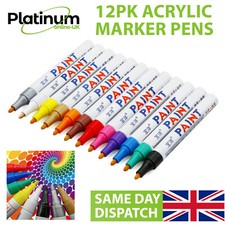 12Pc Acrylic Paint Marker Pen