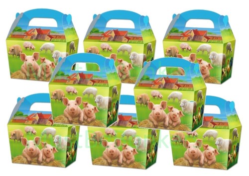 Farm animals party - party, boxes