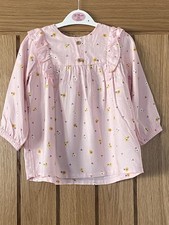M&S girls floral long sleeve