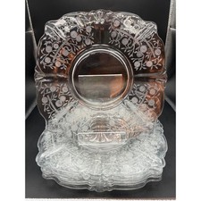 Vintage Jeannette Etched Glass