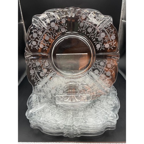 Vintage jeannette etched - vintage,