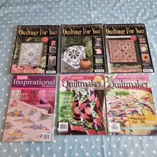 Various Quilting & Patchwork Magazines Bundle X6
