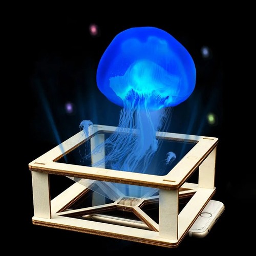 Hologram projector pyramid - hologram,