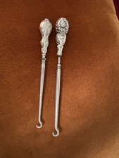 Pair Of 2 Antique Silver
