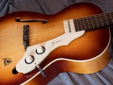 Framus 5/50 parlour size archtop guitar with pickup