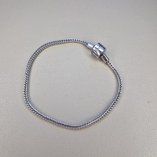 Rhona Sutton Charm Bracelet Sterling Silver 925 Foxtail Chain 19cm Long Classic 