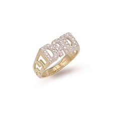 9ct Gold Hallmarked Cubic