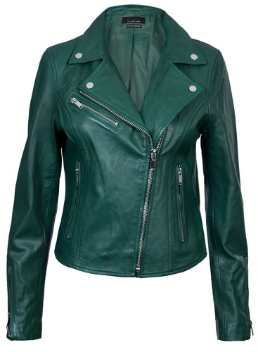 Ladies leather jacket classic - ladies,