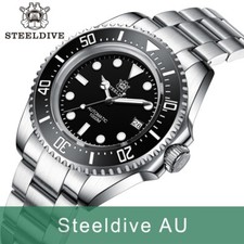 Steeldive SD1964, NH35, AR Sapphire, Lume, 1000m Diver, Diving, BNIB