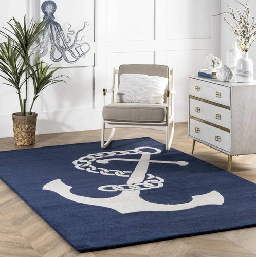 Nautical anchor navy blue - anchor,