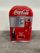 Coca-Cola Vending Machine Tin Bank Red Drink Coca-Cola Coke Bottle Retro