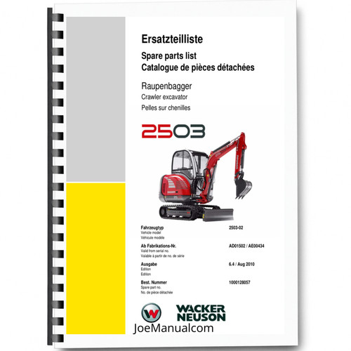 Wacker neuson 2503 - wacker, crawler