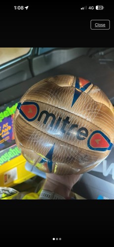 Millwall signed mitre football - signed,