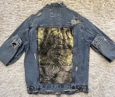 Zara Men's Stylish Denim Jacket - Size L - Great Condition