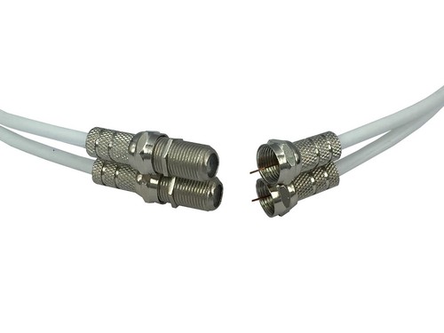 White twin shotgun coax - twin,