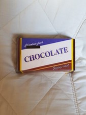 Chocolate Block Ceramic Money Box (Similar to Cadbury)  6" x 4" x 2"