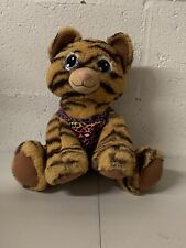  Build A Bear Tiger Cub Plush Stuffed Animal Toy Sitting Big Eyes 2016 Retired