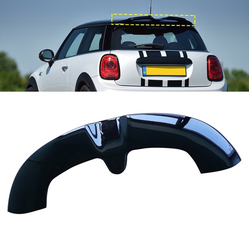 Gloss black rear roof spoiler - gloss,