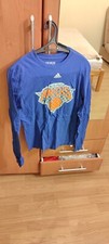 Adidas NBA New York Knicks long sleeve t-shirt top men size S