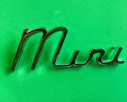 Austin mini mk1 chrome script - austin,