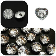  Diamante Buttons Various