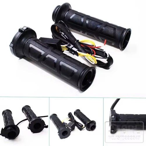 Heated motorcycle hand grips - heated,
