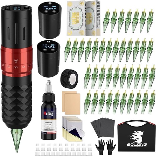 Wireless tattoo gun kit - tattoo,