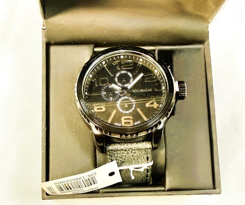 Rocawear black analog watch - black,
