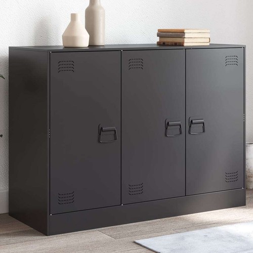 Sideboard 99x39x73 steel - sideboard, cm