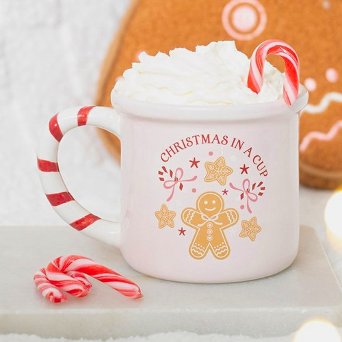 Ceramic christmas cup - in,