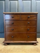 Victorian Apprentice Piece Small Drawers Dressing Table Storage Oak