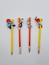 Pencil Toppers Applause Luney Toons & Seasem Street Lot 90s A76