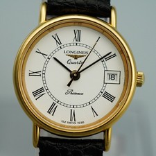 *NEAR MINT* LONGINES Presence Quartz White Dial Round 24 mm Women,Ladies Watch