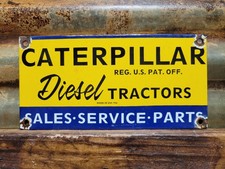 VINTAGE CATERPILLAR PORCELAIN