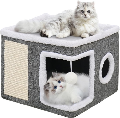 Cat house indoor tier cave - cat,