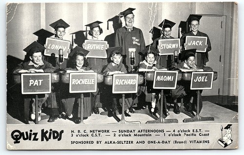 1950s quiz kids alka - 1950s, seltzer