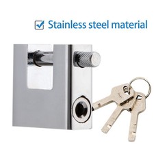 Heavy Duty Shutter padlocks with Keys High Security Anti Rust shackle Pad Lock