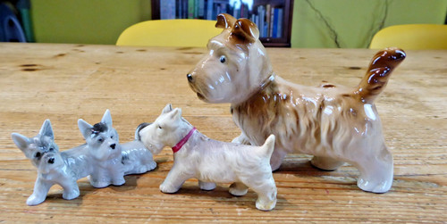 Vintage scottie dog models - vintage,