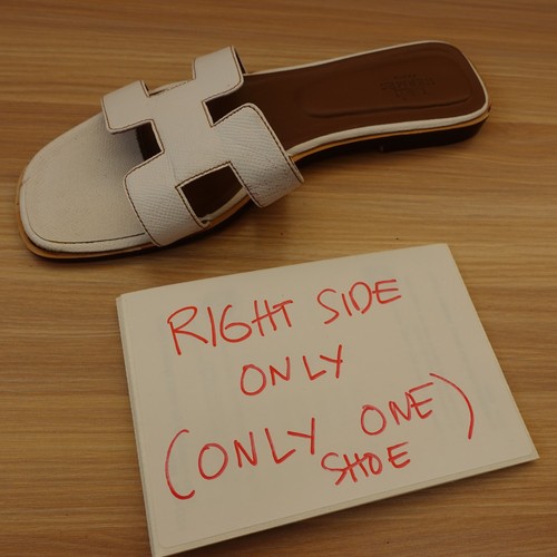 Single shoe amputee right - amputee,