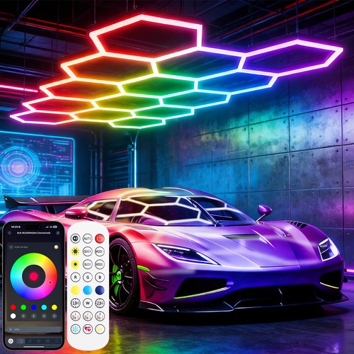 Hexagon led lighting - 14,