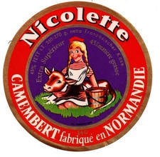 France - Vintage Cheese Label