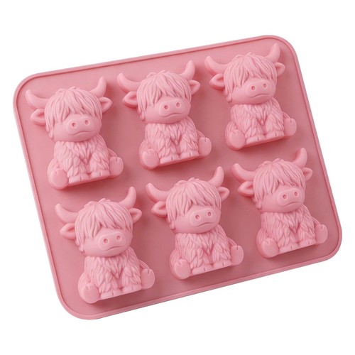 Mini highland cow ice cube - cow,