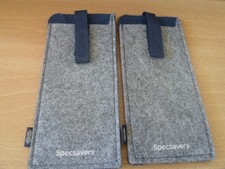 SPECSAVERS GREY/NAVY SOFT FELT