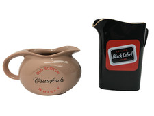 Carling Black Label & Crawfords Old Scotch Whisky Jugs Advertising Collectables