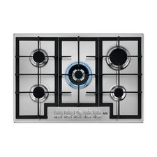 AEG HGX75400SM 3000 Series 75cm 5 Burner Gas Hob with Wok Burner S/S RRP £420!!!